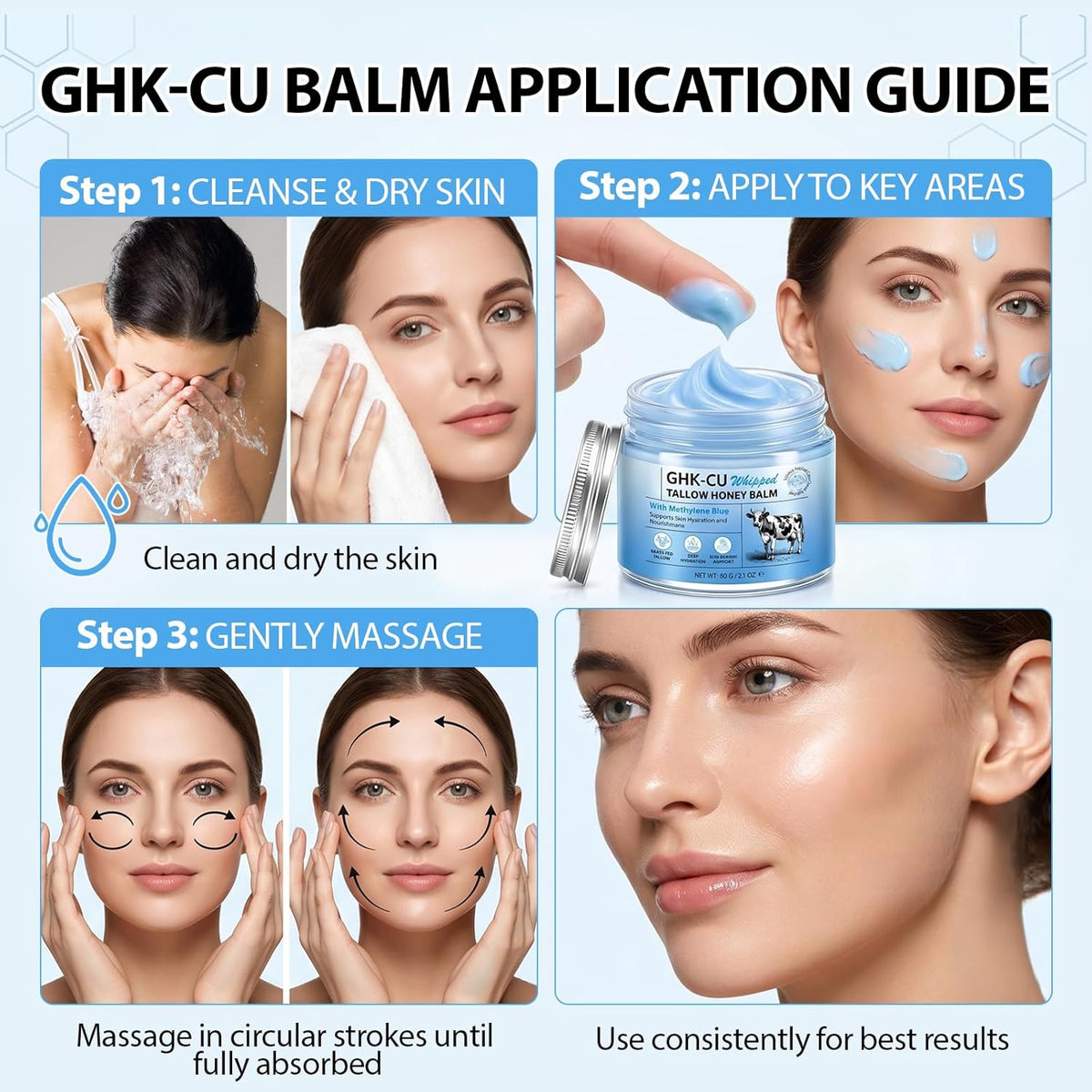 GHK-Cu Copper Glow Peptide Face Cream