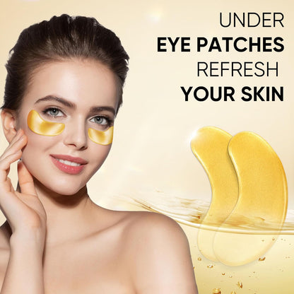 24K Gold Under Eye Patches