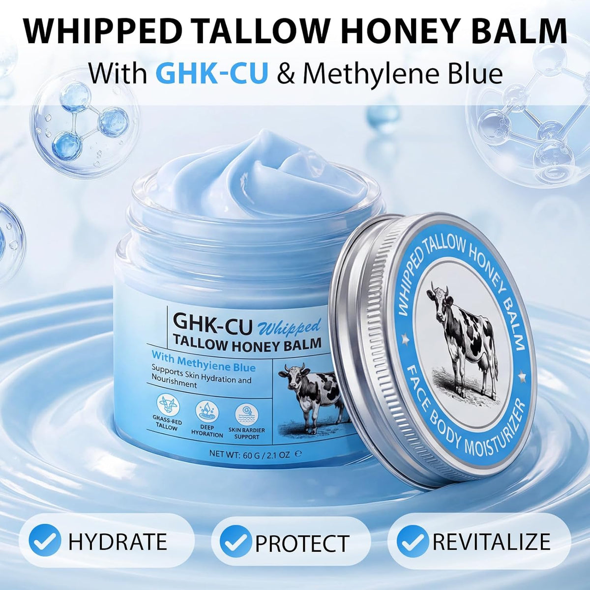 GHK-Cu Copper Glow Peptide Face Cream