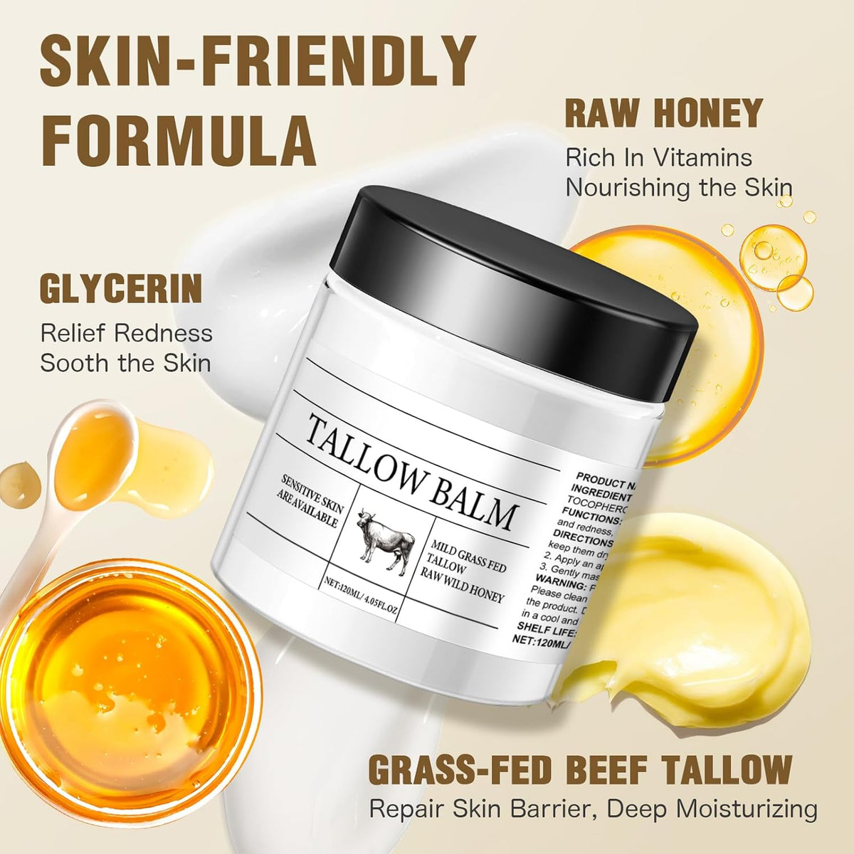 Beef Tallow for Skin