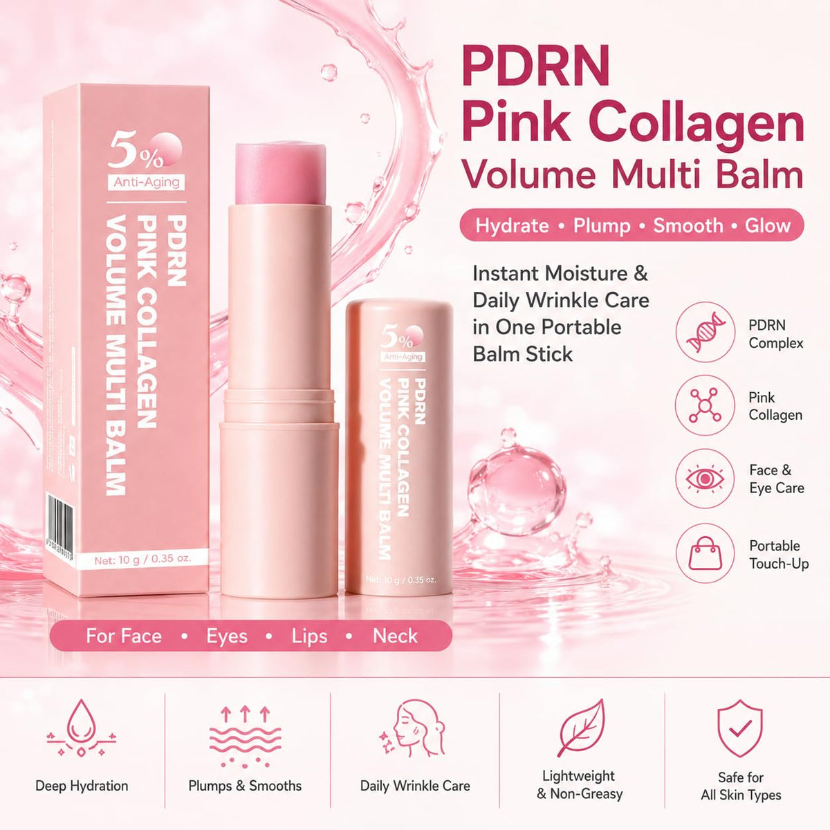 PDRN Pink Collagen Volume Multi Balm Stick