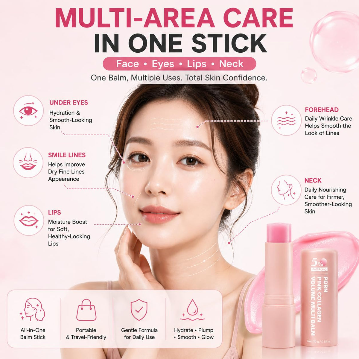 PDRN Pink Collagen Volume Multi Balm Stick