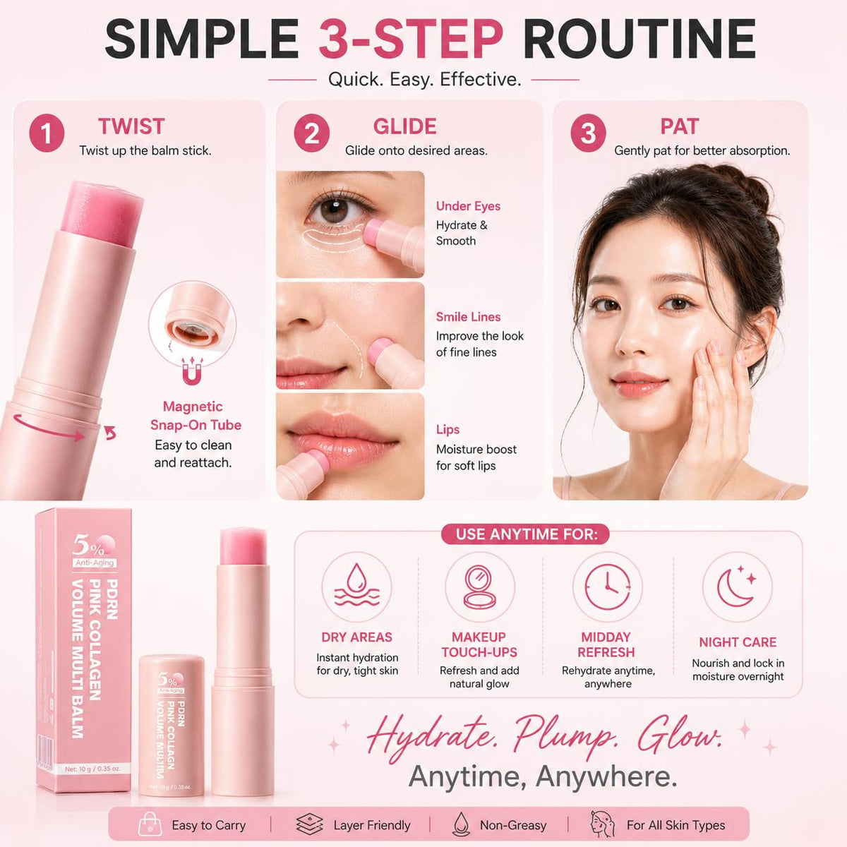 PDRN Pink Collagen Volume Multi Balm Stick