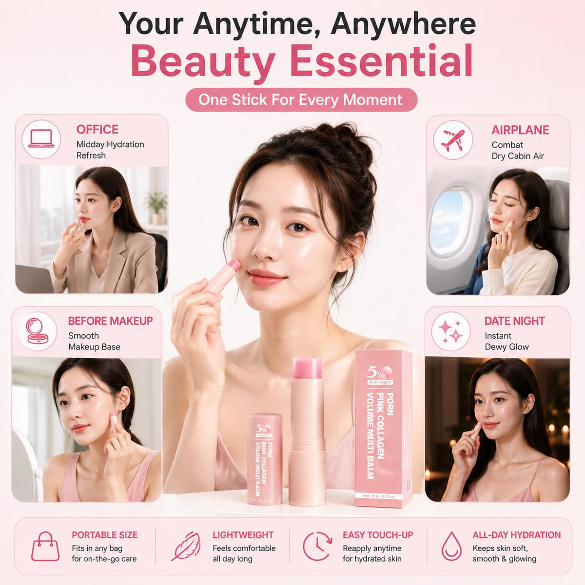 PDRN Pink Collagen Volume Multi Balm Stick