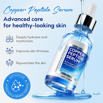 GHK-Cu Copper Peptide Serum with GHK-Cu + Hyaluronic Acid