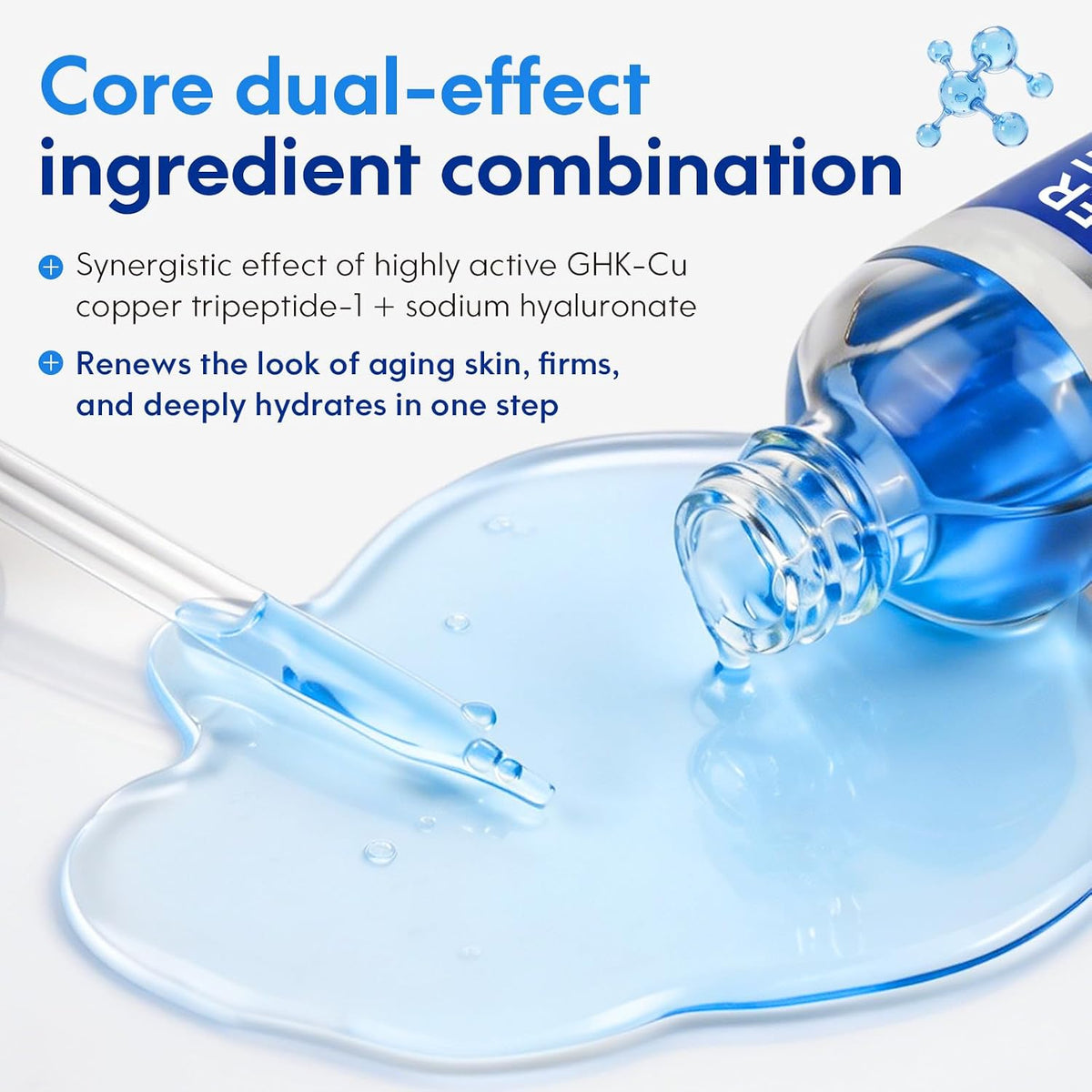 GHK-Cu Copper Peptide Serum with GHK-Cu + Hyaluronic Acid